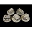 6 Kuru Kafalı Hazine Sandığı 28mm Ölçek için