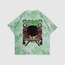 ASNURA-ZORO-BATİK-YEŞİL ONE PIECE OVERSIZE T-SHIRT