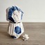 Abstract Blue Yunomi Set