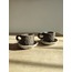 Stoneware 'Double' Espresso set