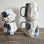 Abstract Blue Yunomi Set