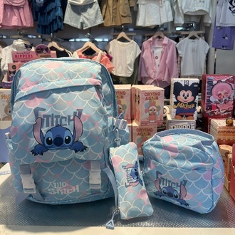 Stitch 3'lü Okul Çantası Seti