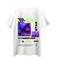 Cyberpunk neon green t shirt 