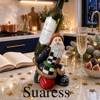 Noel Baba Şişe tutucu