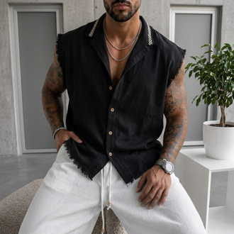 Oversize Lazerli Keten