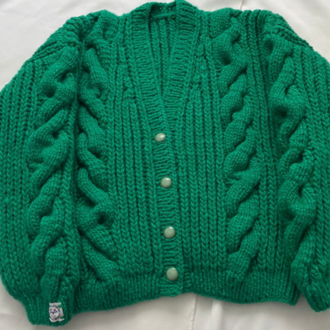 Brownie Cardigan Green