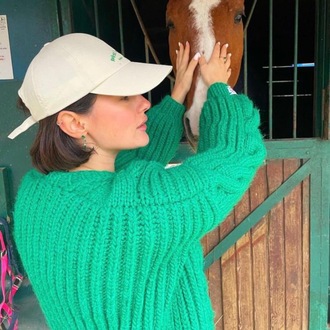 Brownie Cardigan Green