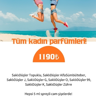 8eksi Çeşit / Tüm Kadın Parfümleri