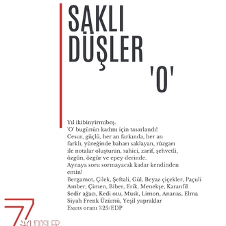 SaklıDüşler 'O'  / 1 alana 1 hediye 