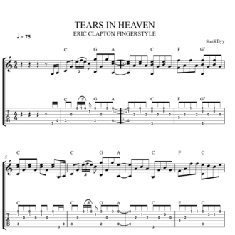 Eric Clapton - Tears İn Heaven Fingerstyle Guitar Cover