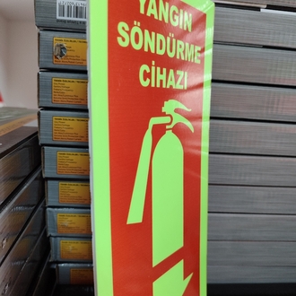 Yangın Söndürme Cihazı Levhası