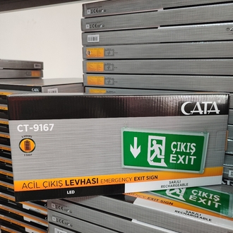 Çıkış Exit Büyük Asma Levha