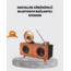 Nostaljik Gramofon Bluetooth Hoparlör – FM Radyo + USB + SD Kart Destekli