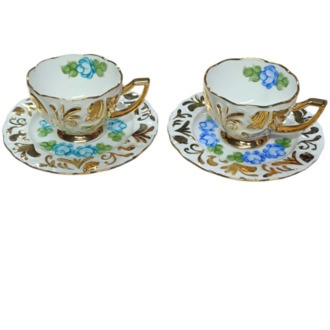 6 LI EL BOYAMA PORSELEN FİNCAN SET- NO 15