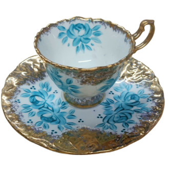 4 LÜ EL BOYAMA PORSELEN FİNCAN SET- NO 16