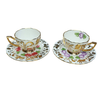 6 LI EL BOYAMA PORSELEN FİNCAN SET- NO 15