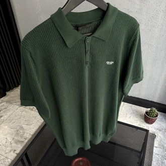 PRADA Premium Polo Yaka Triko Tshirt