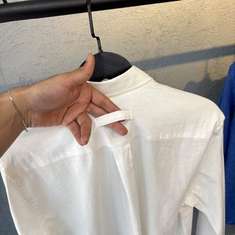 ZEGNA %100 Ham Keten Gömlek