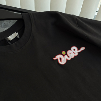 DİOR Kaws Special Nakış Logo Tshirt
