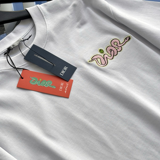 DİOR Kaws Special Nakış Logo Tshirt