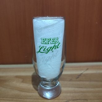 Efes Light 0,3 lt eski dönem bardak