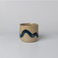 Small / Latte / Ocean wave