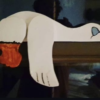 El emeği hediyelik ahşap obje