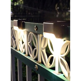 Solar Köşebent 4 Adet Merdiven Veranda Bahçe Güneş Enerjili Led Aydınlatma