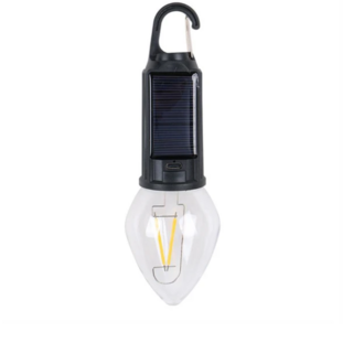Solar Led Ampul Güneş Enerjili + Usb Şarjlı Bahçe Balkon Teras Kamp Aydınlatması
