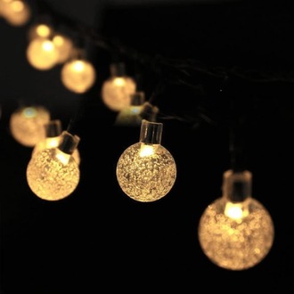 Mini Kristal Top Led 5 Metre 28 Led Dekoratif Şık Işık Gün Işığı Dizeleri