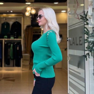 SIRTI VE OMZU İP BAĞLAMALI TRİKO