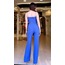 Taşlı Broşlu Aller Drape Detaylı Bol Paça Şık Tulum