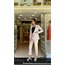 PAÇA YIRTMAÇLI PANTOLON + ARKA PİLELİ BLAZER CEKET TAKIM