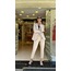 PAÇA YIRTMAÇLI PANTOLON + ARKA PİLELİ BLAZER CEKET TAKIM