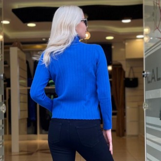 Fitilli Örgü Bağcık Detaylı Triko