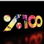 100 Renkli Logo Bohem Led Işıklı Duvar Dekoru 
