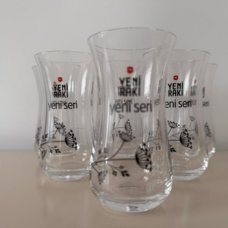 Yeni Rakı Yeni Seri Çay Bardağı 6 adet