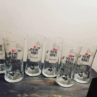 Yeni Rakı Yeni Seri Bardaklar 6 adet