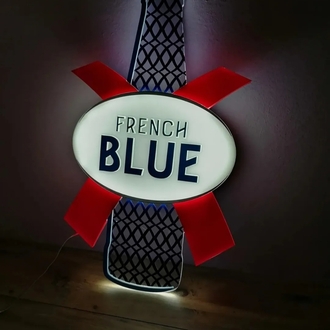 Kronenbourg Blanc Eyfel Led Işıklı Duvar Dekoru