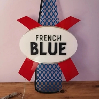 Kronenbourg Blanc Eyfel Led Işıklı Duvar Dekoru