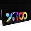 100 Renkli Logo Bohem Led Işıklı Duvar Dekoru 