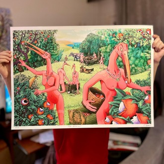 "EYE GHATHERERS" 50x70