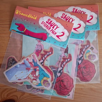 SAUCY STICKER PACK VOL 2