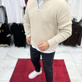 YARIM FERMUARLI TRİKO