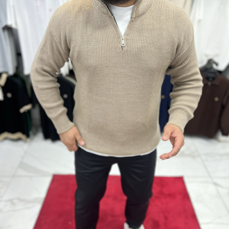 YARIM FERMUARLI TRİKO