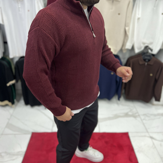 YARIM FERMUARLI TRİKO