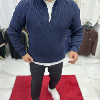 YARIM FERMUARLI TRİKO