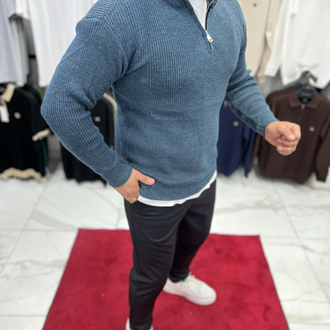 YARIM FERMUARLI TRİKO