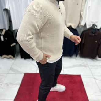 YARIM FERMUARLI TRİKO