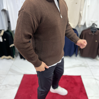 YARIM FERMUARLI TRİKO 